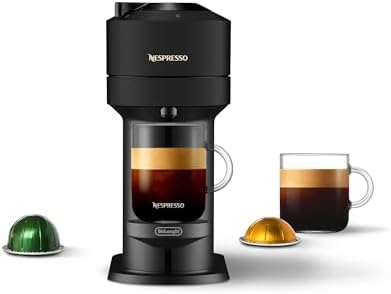 Nespresso Vertuo Next Coffee and Espresso Maker by De’Longhi, Matte Black